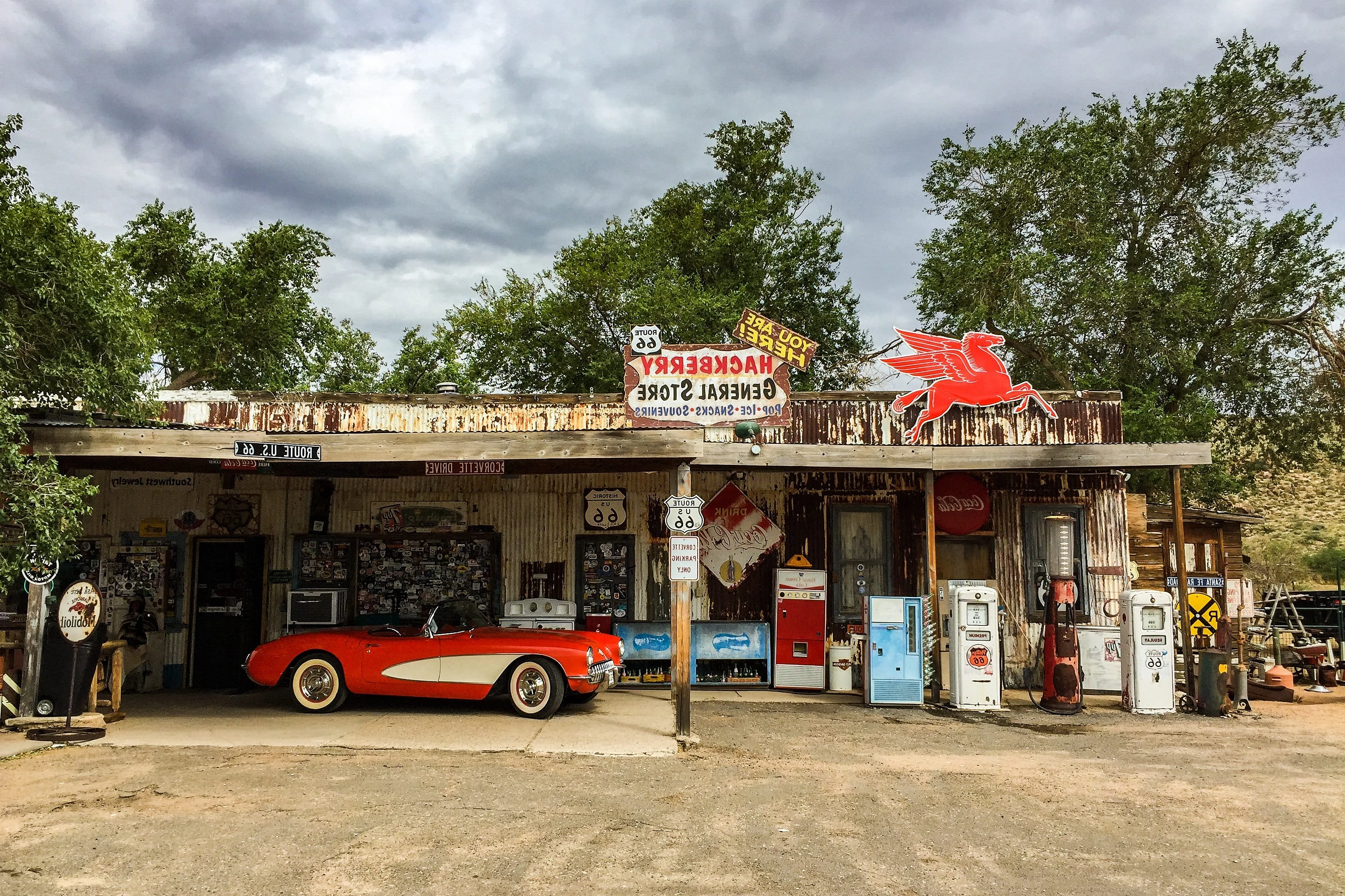 Car service, gas station